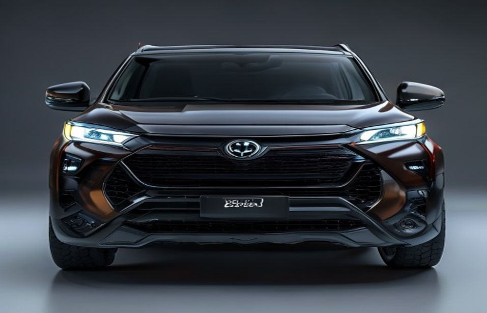 Frontal view of the latest Toyota Vellfire grille